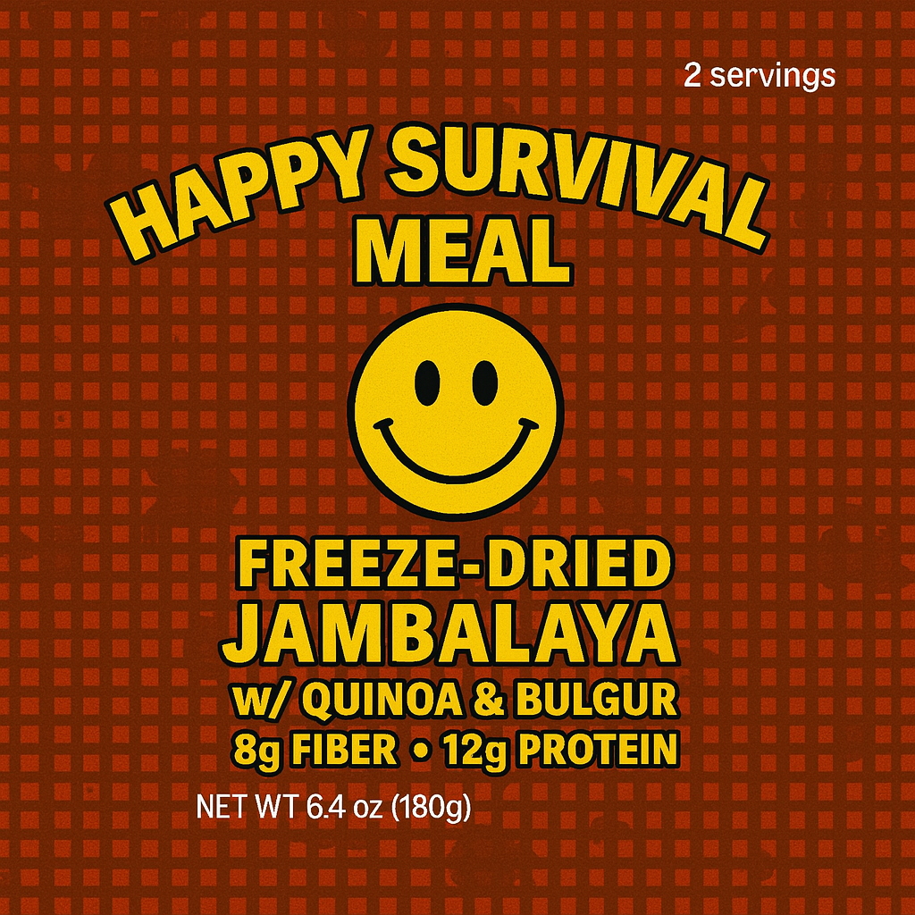 Happy Survival Meal: Freeze-Dried Jambalaya w/ Quinoa and Bulgur (12)
